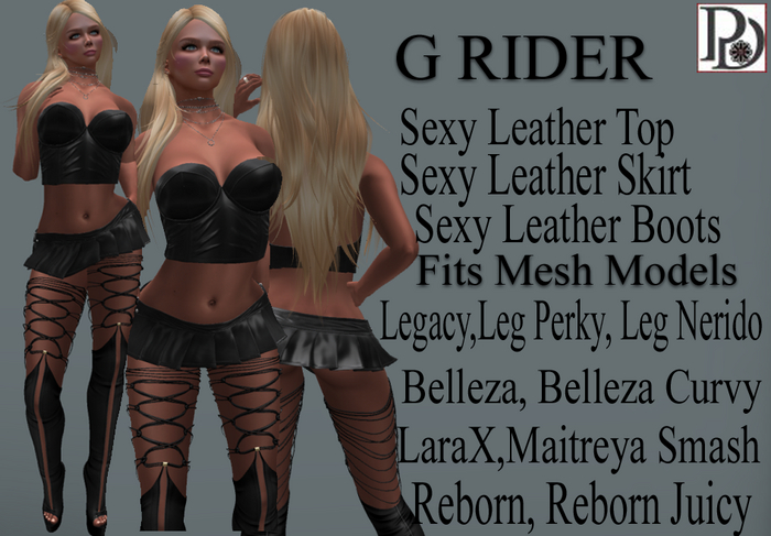 !PD-G RIDER Leather OUTFIT