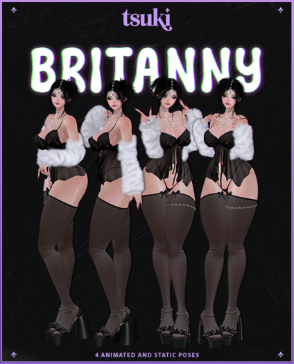 Tsuki // Britanny  Poses & Anims // FATPACK