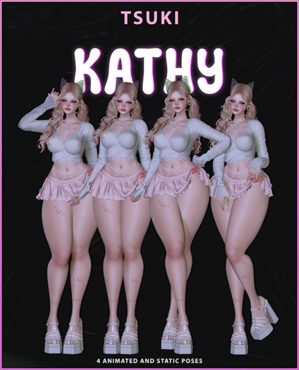 Tsuki // Kathy Static & Animated // FATPACK