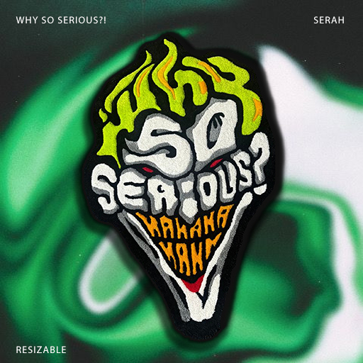 Serah : Why So Serious Rug/Wall Decor