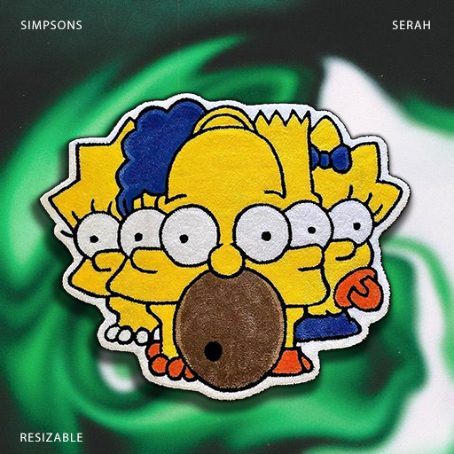 S. The Simpsons Rug & Wall Decor