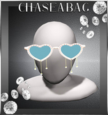 [CHASEABAG] Faberge' Sunnies "White"