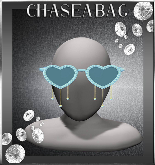 [CHASEABAG] Faberge' Sunnies "LightBlue"