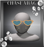 [CHASEABAG] Faberge' Sunnies "Orange"