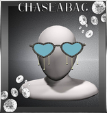 [CHASEABAG] Faberge' Sunnies "Black"