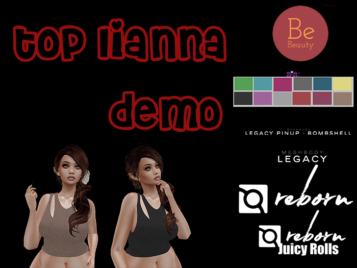 Be Beauty-TOP LIANNA-L,Pinup x Bombshell,R,JR-DEMO