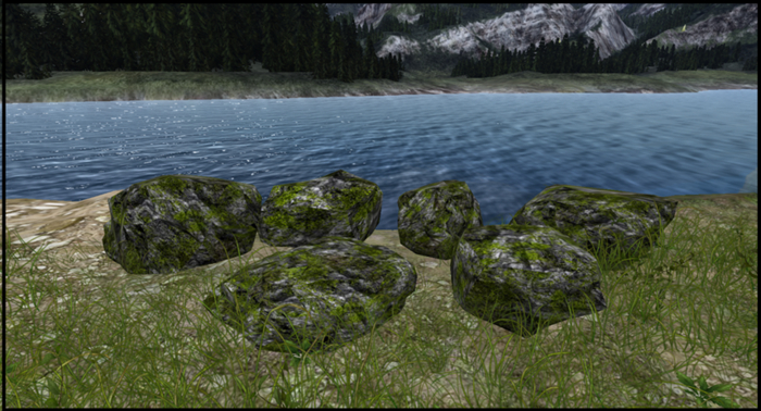 Mossy Rock Pack  Copy & Mod - 1 LI each