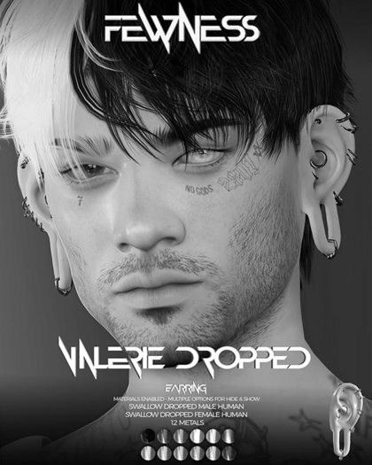 Fewness - Valerie Dropped Earring - DEMO