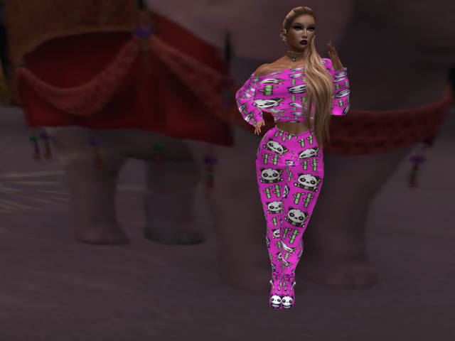 KOKO'S CLOSET PANDA OUTFIT PINK