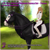 ~LP~ Flat English Set (BOXED) ABC Hanoverian Purple