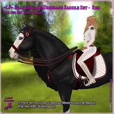 ~LP~ Flat English Set (BOXED) ABC Hanoverian Red