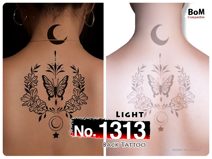 (Back Tattoo) No.1313 Light