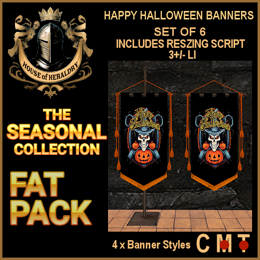 Fat Pack Happy Halloween Banners