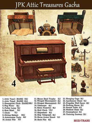 **JPK Attic Treasures 4.-Rag Piano- BOX