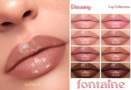 Fontaine Cosmetics - Dinasty Lips Collection