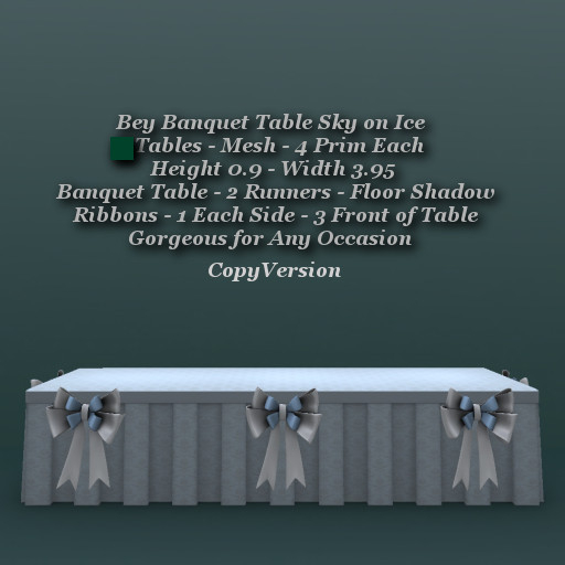 Bey Banquet Table Sky