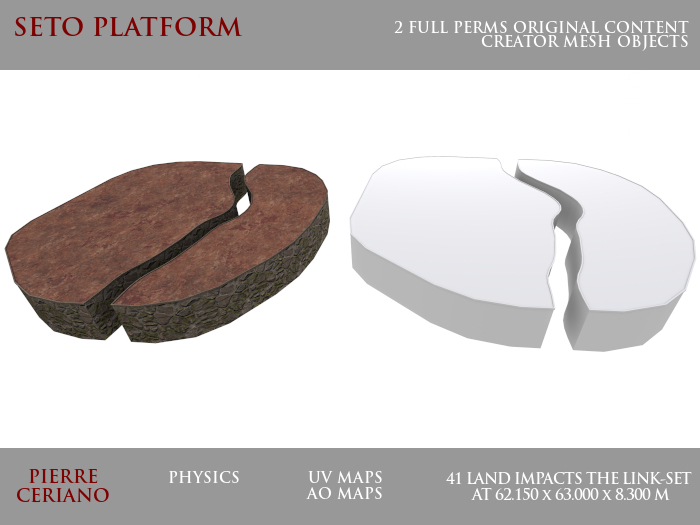 Seto platform - 41 LI - 2 FULL PERM Meshes