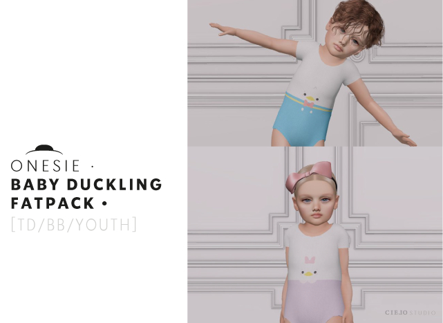 Onesie BABY DUCKLING FATPACK (TD/BB/YOUTH)