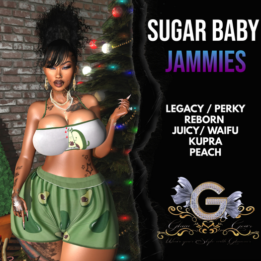 [MONTCLAIR] ~ SUGAR BABY JAMMIES (AVOCADO)