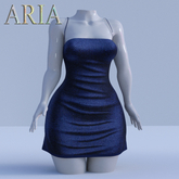 Blue Textile Lina Dress LaraX