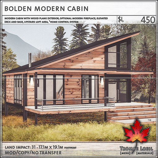 Trompe Loeil - Bolden Modern Cabin V1.1 [mesh]