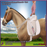 ~LP~ Flat Dressage Saddle Set [BOXED] ABC Brumby Cream