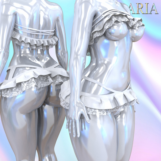 LEGACY Incite Outfit White Fishnet