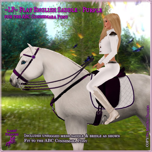 ~LP~ Flat English Set (BOXED) ABC Connemara Purple