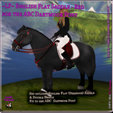~LP~ Flat English Set ABC Pony Dartmoor (Boxed) Red