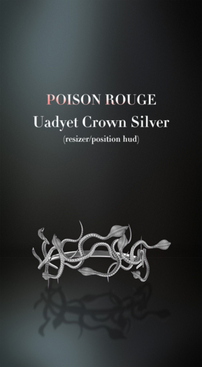 POISON ROUGE Uadyet Silver BOXED Unpack Me!