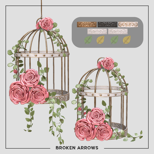 BROKEN ARROWS - Spring Cage - Rose 
