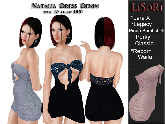 LiSoRi Natalia Dress Denim