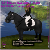 ~LP~ Flat English Set ABC Pony Dartmoor (Boxed) Black