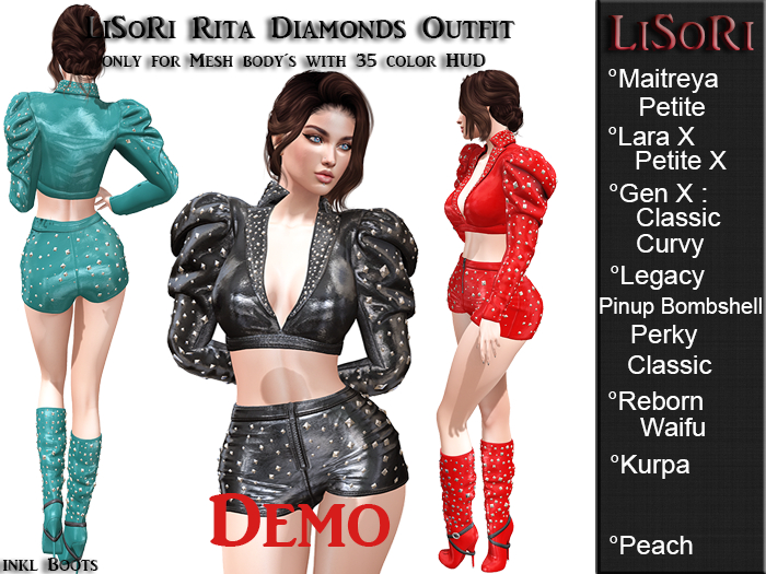 LiSoRi Rita Diamonds Outfit DEMO