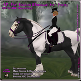 ~LP~ Flat English Set ABC Drum Horse (boxed) Purple