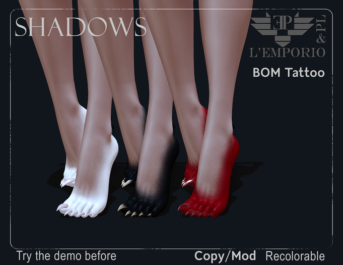 L'Emporio&PL ::*Shadows*:: Feet Tattoo