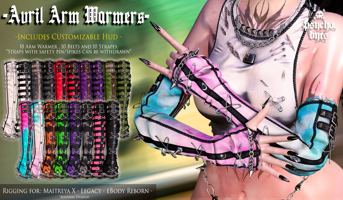 .{PSYCHO:Byts}. Avril Arm Warmers