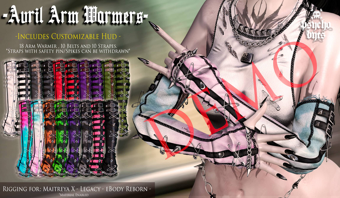 .{PSYCHO:Byts}. Avril Arm Warmers//DEMO!