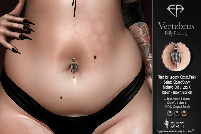 .:E.A.Studio:. Vertebrus Belly Piercing 