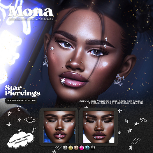 MONA - Star Piercings Collection (Unpack)