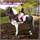 ~LP~ Flat English Set ABC Horse (Boxed) Marwari Pink