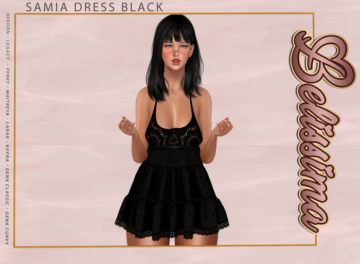 [Belissima] Samia Dress Black