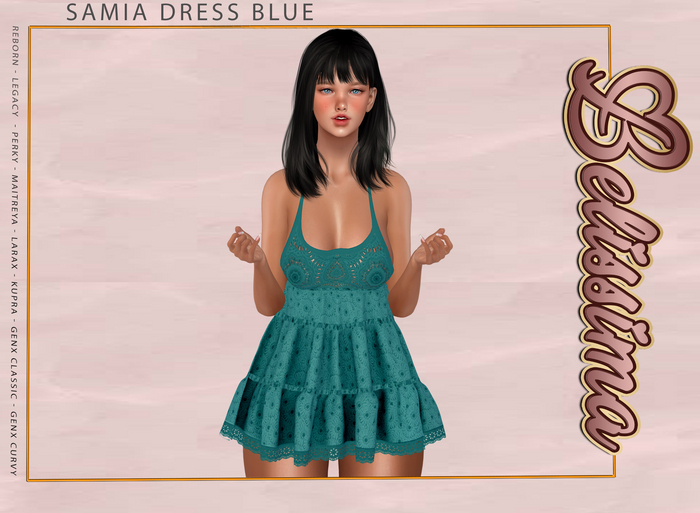 [Belissima] Samia Dress Blue