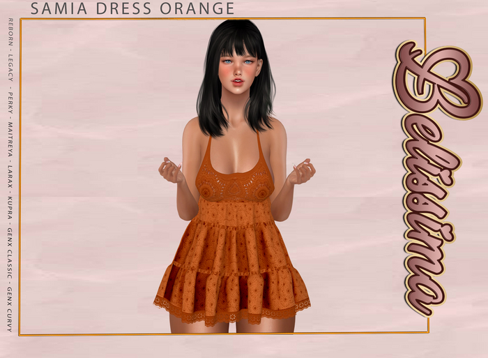[Belissima] Samia Dress Orange