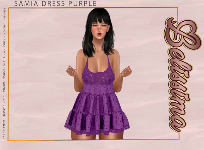 [Belissima] Samia Dress Purple