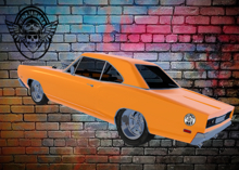 69 SUPER BEE - ORANGE - CAR