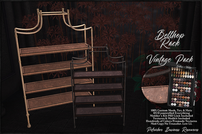 :[P]:- Bellhop Rack - Vintage [Unpacker]