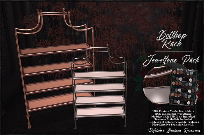 :[P]:- Bellhop Rack - Jeweltone [Unpacker]