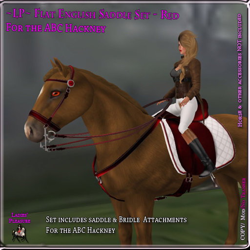 ~LP~ Flat English Set ABC Hackney (boxed) Red