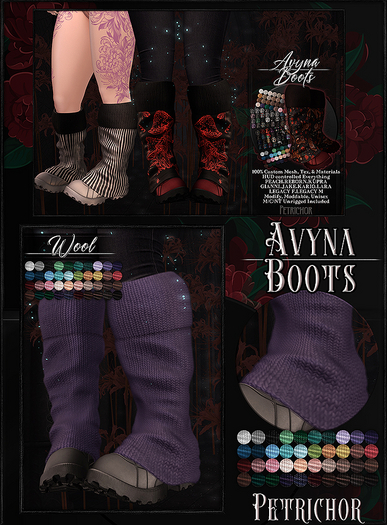 :[P]:- Avyna Boots - Wool [Unpacker]